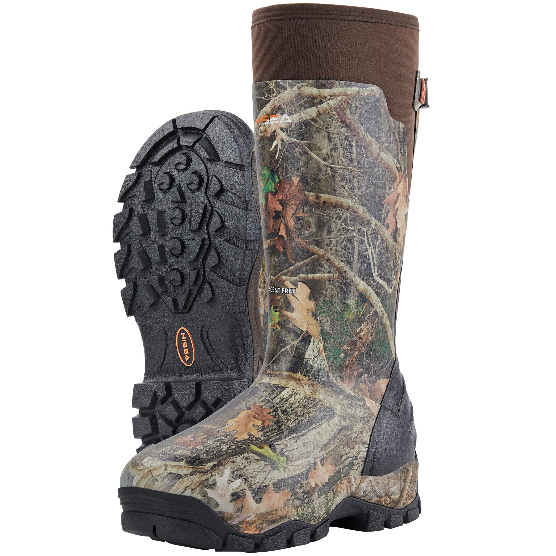 wide width rubber hunting boots