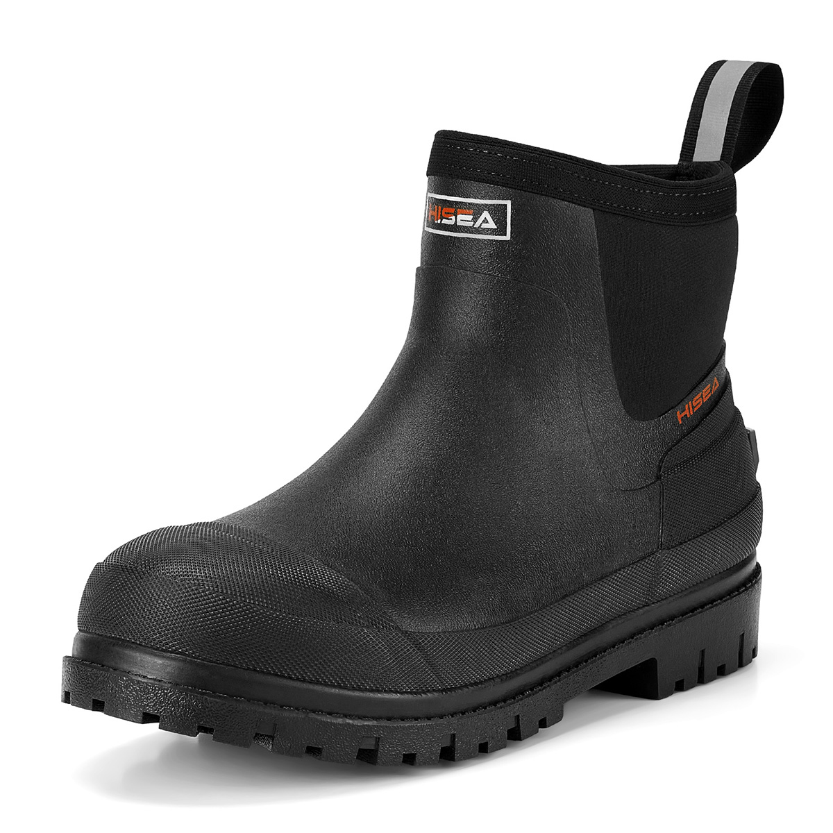 Rubber chelsea hot sale boots mens