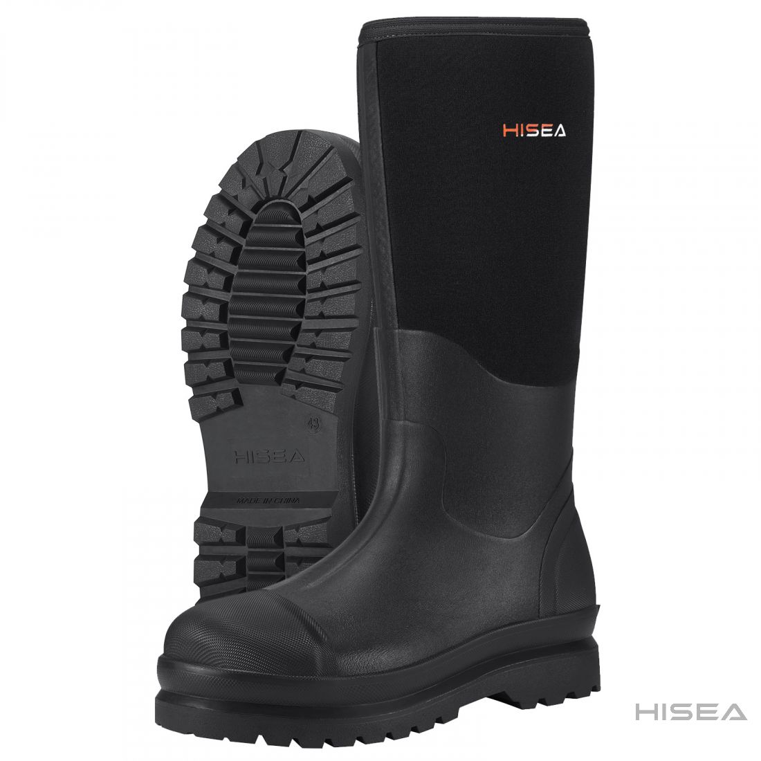 Men's Neoprene Rubber Work Boots | HISEA
