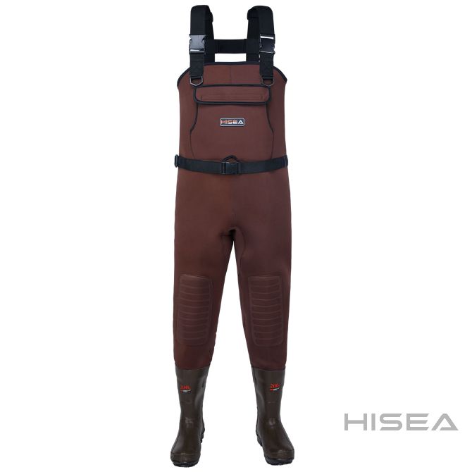 HISEA Upgrade Chest Waders Fishing Waders for Men with Boots