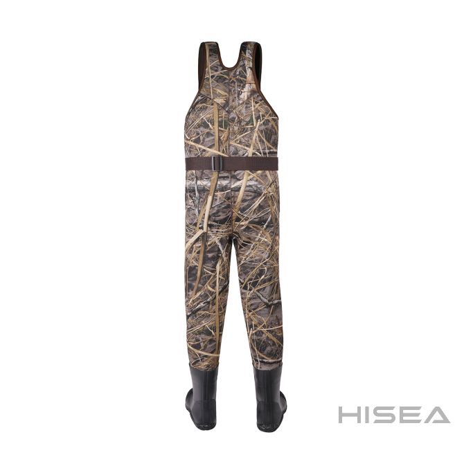 HISEA Kids Chest Waders Nylon/PVC Youth Fishing Waders for Toddler &  Children Waterproof Hunting Waders with Boots & Reflect Safety Band 