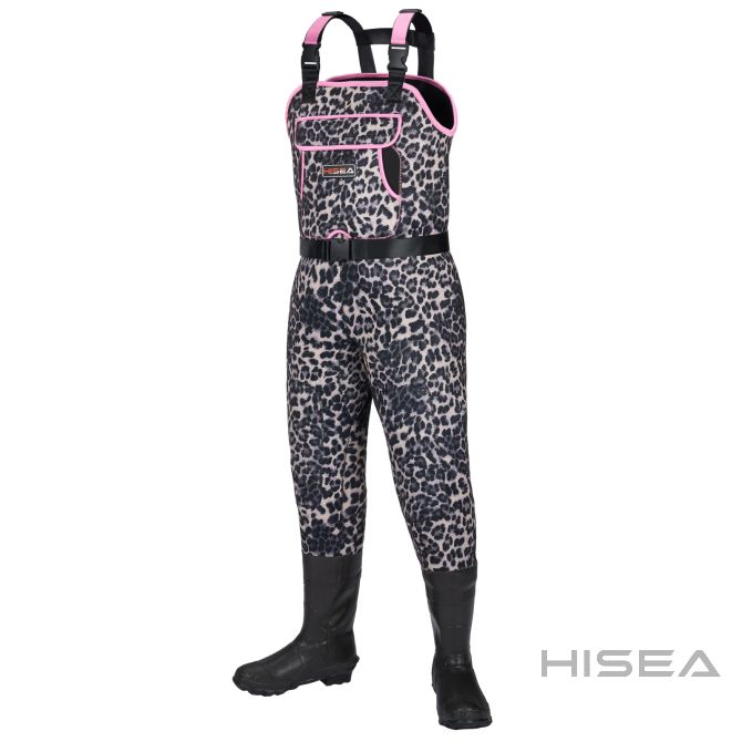  HAIKANGSHOP Neoprene Chest Waders for Women, Waterproof Fishing  Chest Waders,Waterproof Windproof,Sea Fishing Muck Wader (Color : Pink,  Size : 37) : Sports & Outdoors