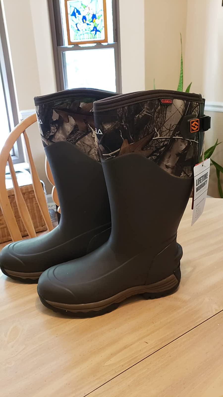 Men's Rubber Working Boots with EVA Midsoles | HISEA