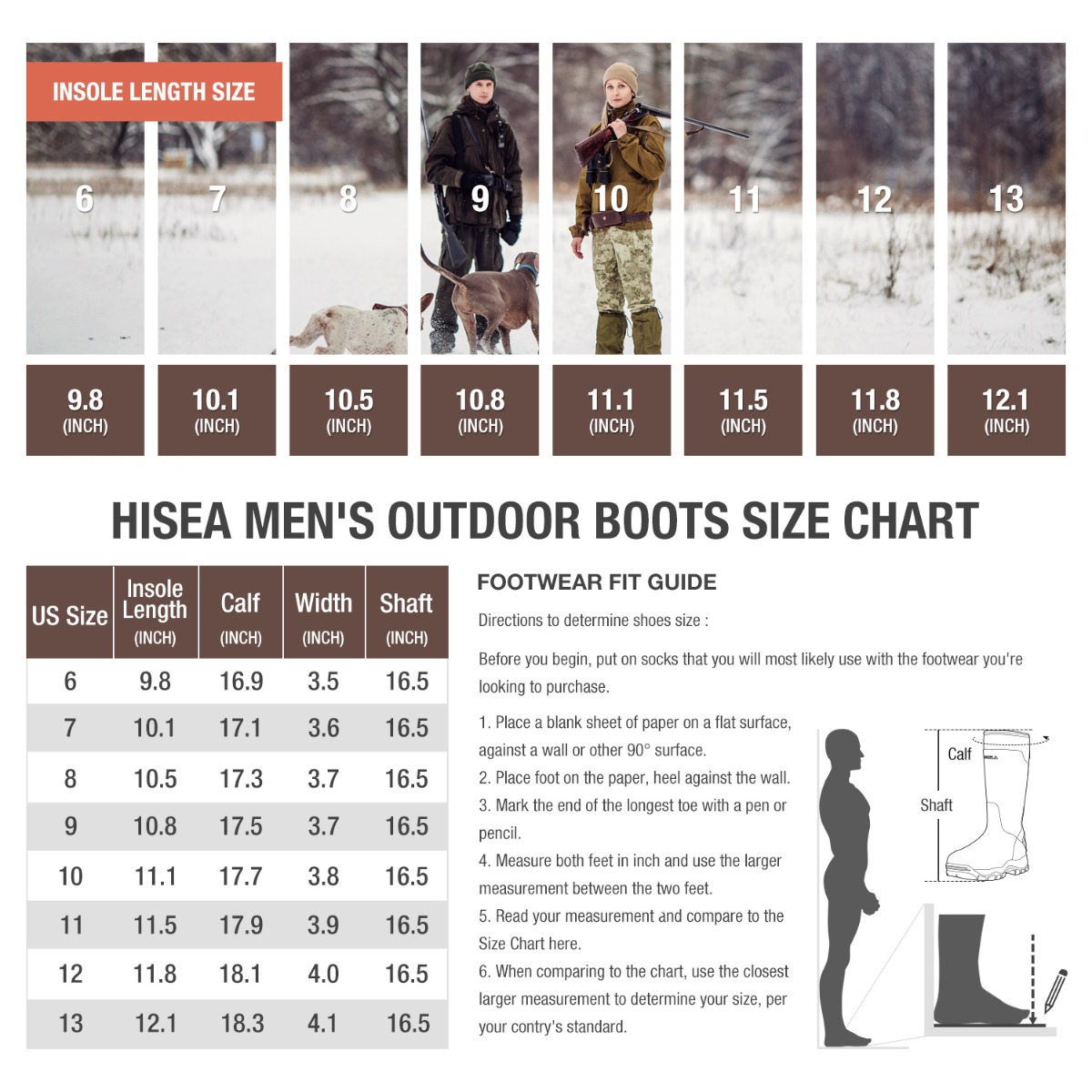 Apollo Pro 400G Insulated Hunting Boots | HISEA